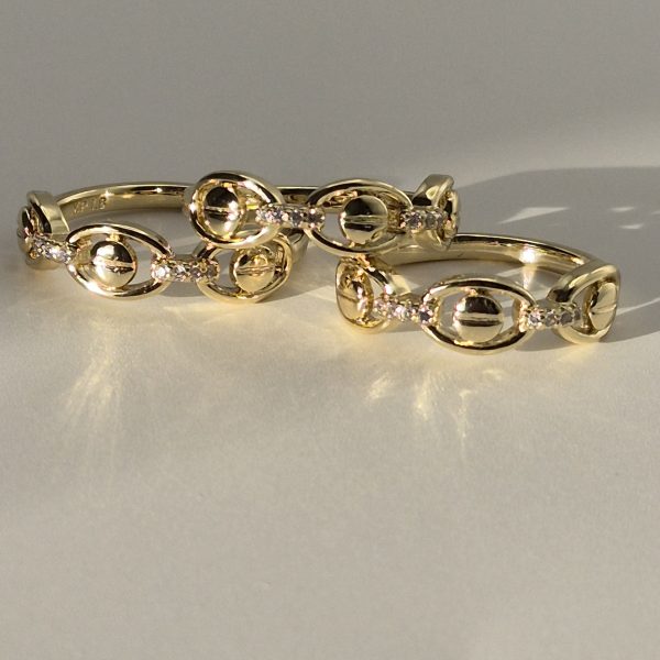 Stackable Rings W/Cubic Zirconia