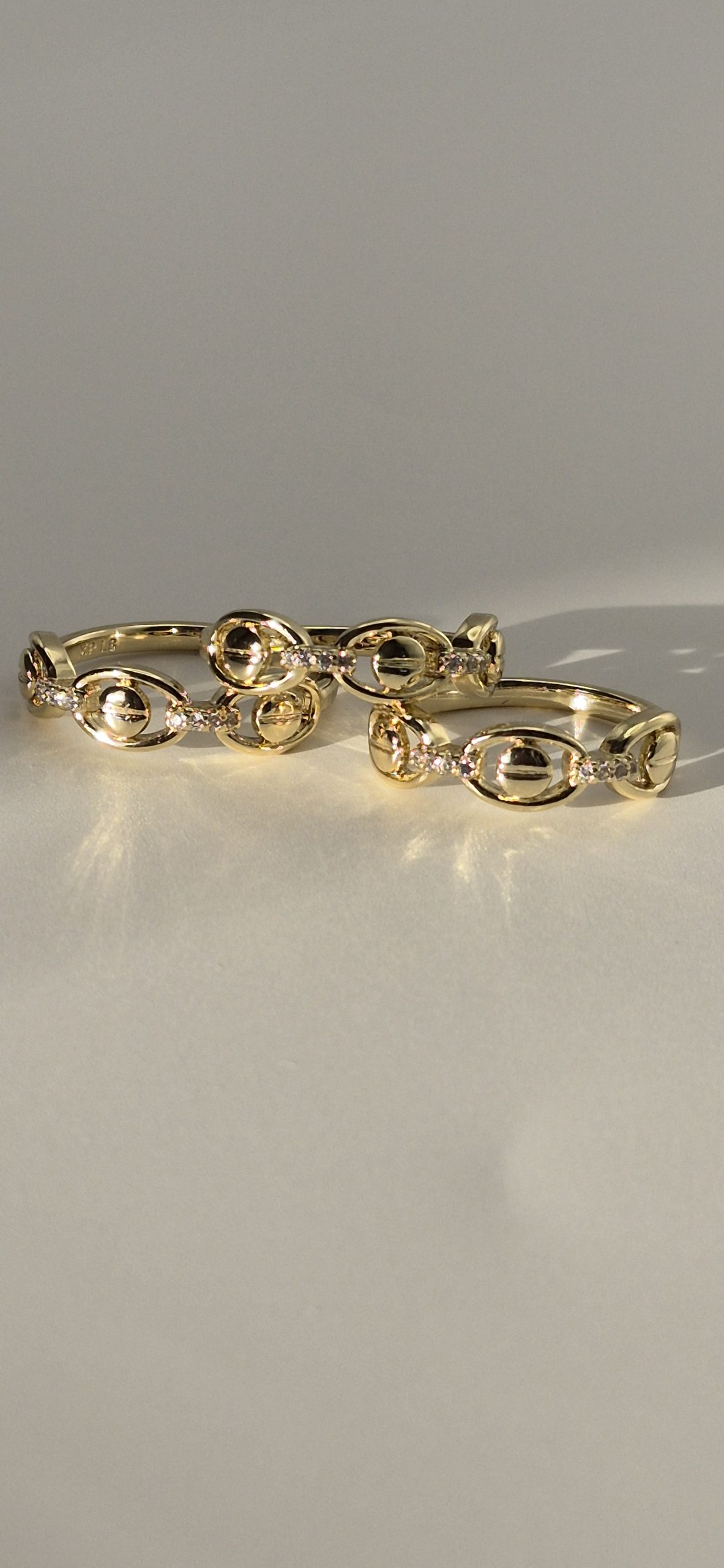 Stackable Rings W/Cubic Zirconia